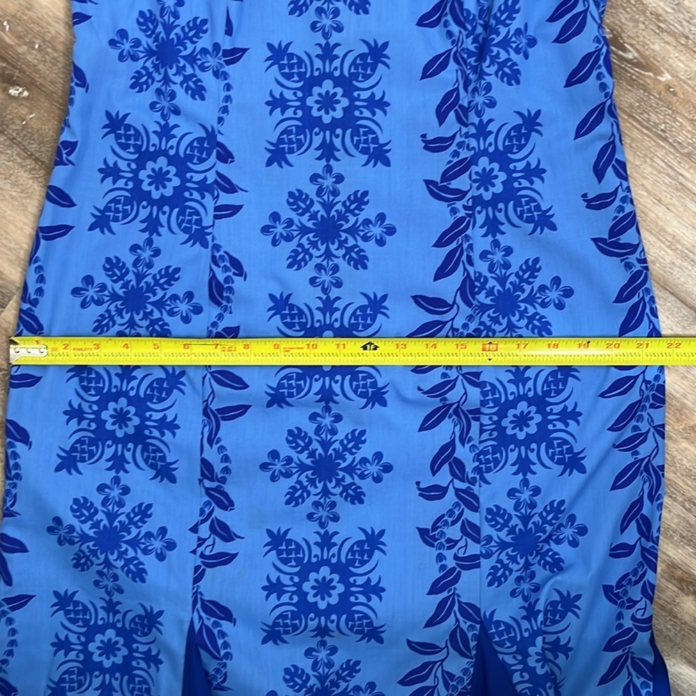 Elegant Blue Floral Maxi Dress - Picture 10 of 16